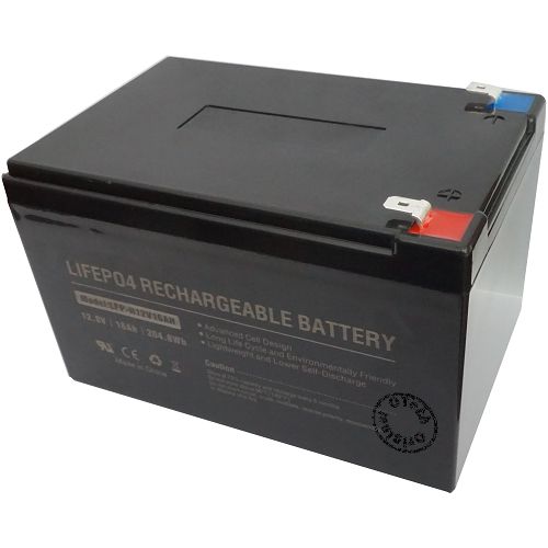 Batterie compatible LFP1216 (152x100x97mm) avec BMS 12.8V LifePO4 16Ah