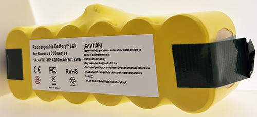 Batterie compatible Roomba 700 14.4V Ni-Mh 4000mAh