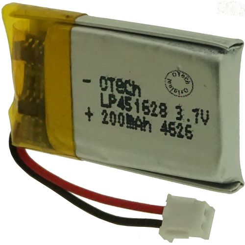 Batterie 1ICP3/16/30 1LP451628 (mm: 4.0x16x30) 3.7V Li-Po 200mAh