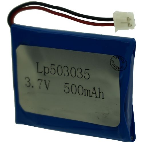 Pack accus LP503035 avec protect PCM (5x30x38mm) 2C 3.7V Li-Po 500mAh