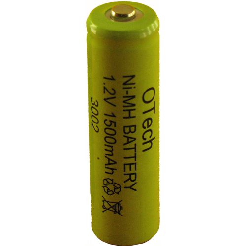 Pack accus (L50.15mm max) AA 1.2V Ni-Mh 1500mAh