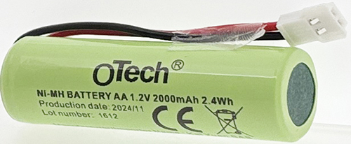 Pack accus AA 1.2V Ni-Mh 2000mAh