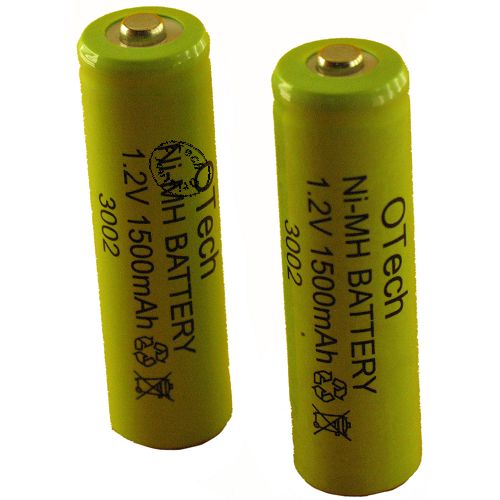 Pack accus (L50.15mm max) 2X 1.2V Ni-Mh 1500mAh