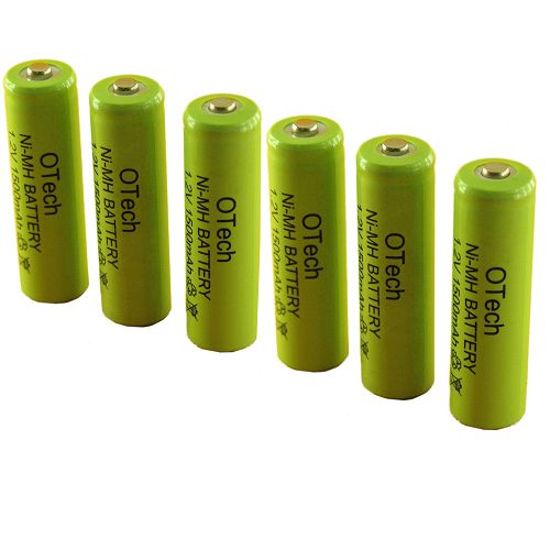 Pack accus 6XAA 1.2V Ni-Mh 1500mAh
