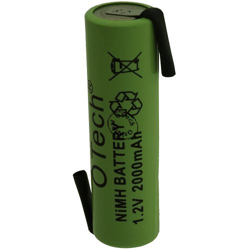 Pack accus Industriel AA pattes a souder 1.2V Ni-Mh 2000mAh