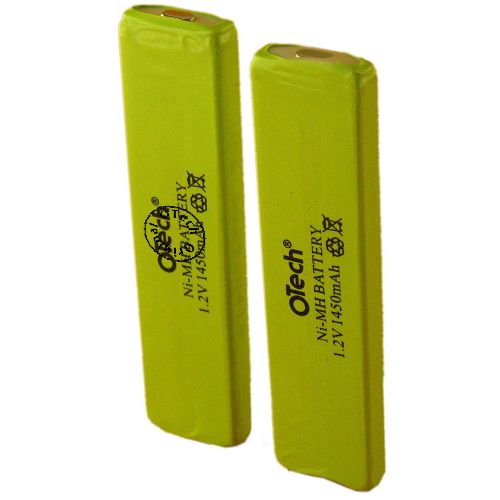 Batterie compatible GP14M / BP62 2x(65X17X5) Prismatic 2X1.2V Ni-Mh 1450mAh