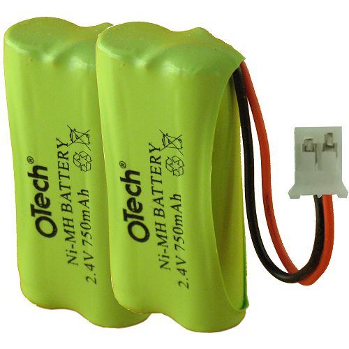 Pack accus AAA 2X 2.4V Ni-Mh 750mAh