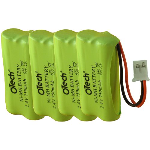 Pack accus AAA 4X 2.4V Ni-Mh 750mAh