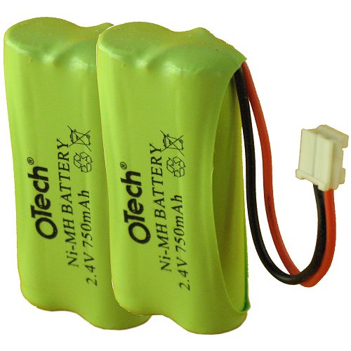 Pack accus AAA 2X 2.4V Ni-Mh 750mAh