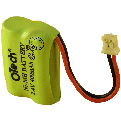 Pack accus 2/3 AAA 2.4V Ni-Mh 400mAh