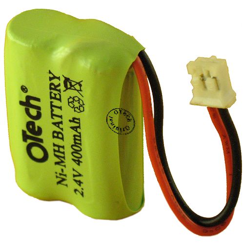 Pack accus 2/3 AAA 2.4V Ni-Mh 400mAh