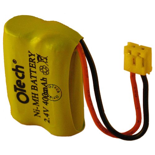 Pack accus 2/3 AAA 2.4V Ni-Mh 400mAh