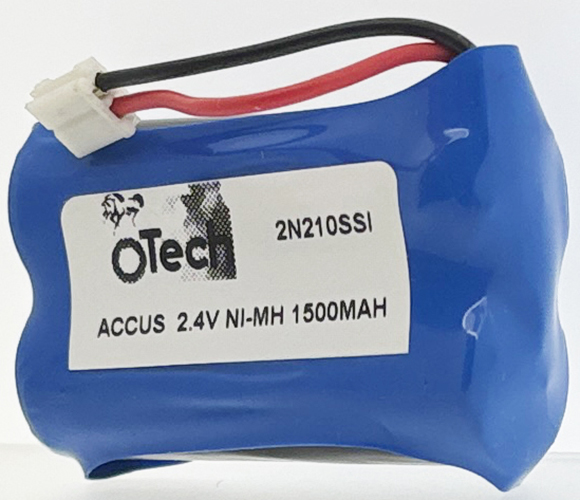 Pack accus AA 2.4V Ni-Mh 2200mAh