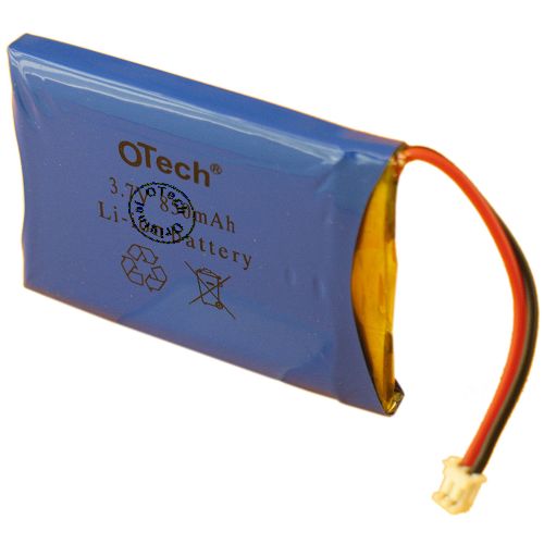 Pack accus 3.7V (51x33x5.9) Li-Ion 850mAh