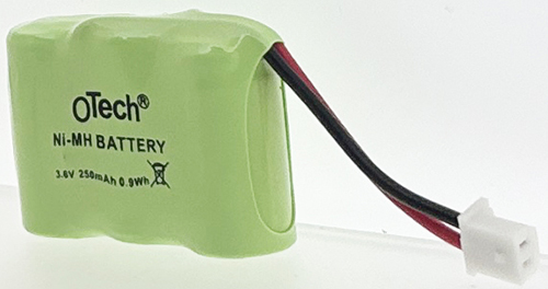 Pack accus 1/2 AAA 3.6V Ni-MH 250mAh
