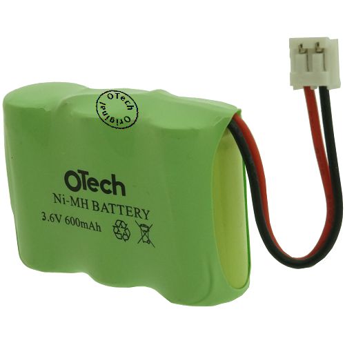 Pack accus 1/2 AA 3.6V Ni-Mh 600mAh