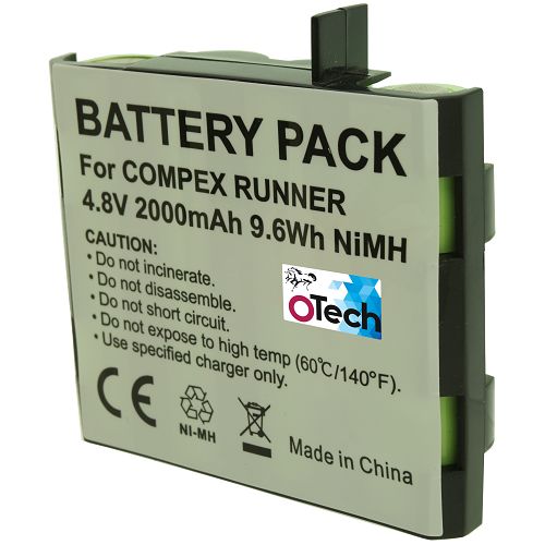 Pack accus AA type COMP avec thermal switch ET détrompeur 4.8V Ni-Mh 2000mAh