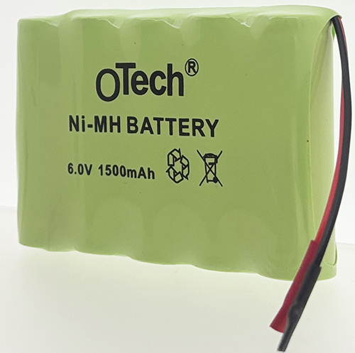 Pack accus AA sortie fils 6V Ni-Mh 1200mAh