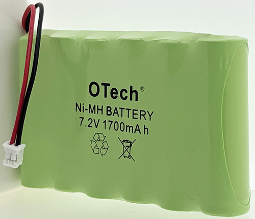 Pack accus AA avec sécurité intégrée 7.2V Ni-Mh 1700mAh