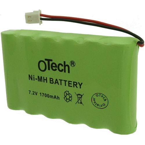 Pack accus AA avec sécurité intégrée 7.2V Ni-Mh 1700mAh