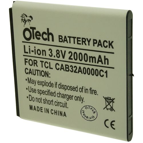 Batterie compatible Alcatel TCL CAB32A0000C1 3.8V Li-Ion 2000mAh