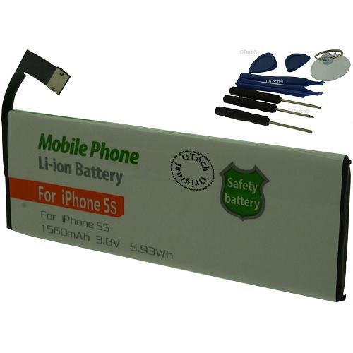 Batterie compatible iPh 5s (avec outils) 612-0610 3.8V Li-Ion 1560mAh
