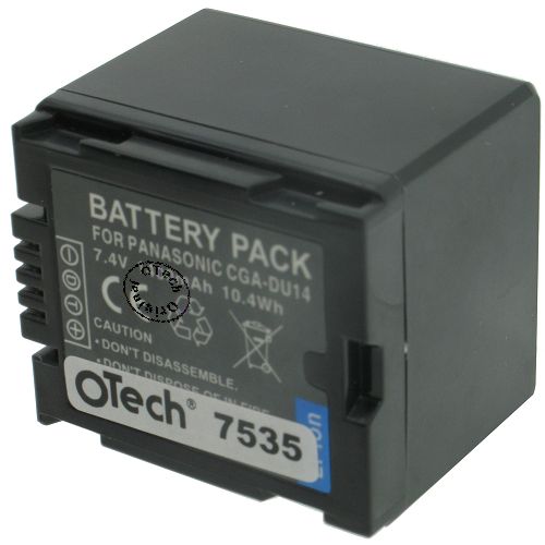 Batterie compatible Panasonic CGA-DU21 7.4V Li-Ion 2400mAh