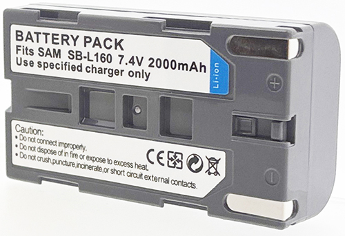 Batterie compatible Samsung SBL160 Grey 7.2V Li-Ion 2000mAh