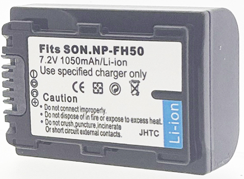 Batterie compatible Sony NP-FH50 7.4V Li-Ion 1050mAh