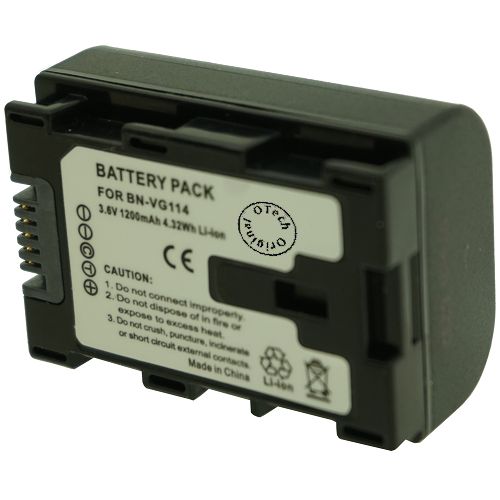 Batterie compatible JVC BN-VG114 3.6V Li-Ion 1200mAh