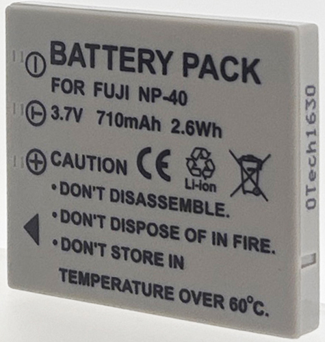 Batterie compatible Fujifilm NP-40 / D-Li8 / SBL-0737 3.7V Li-Ion 710mAh
