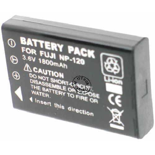 Batterie compatible Fujifilm NP-120 black 3.7V Li-Ion 1800mAh