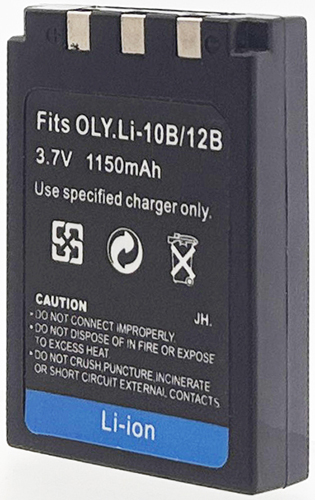 Batterie compatible Olympus LI-10B 3.7V Li-Ion 1150mAh