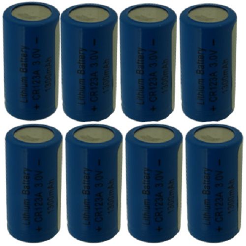 Batterie compatible ICR123A Rechargeable 8X 3,7V Li-Ion 700mAh