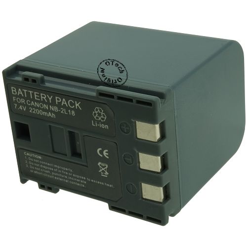 Batterie compatible Canon NB-2L18 7.4V Li-Ion 2200mAh