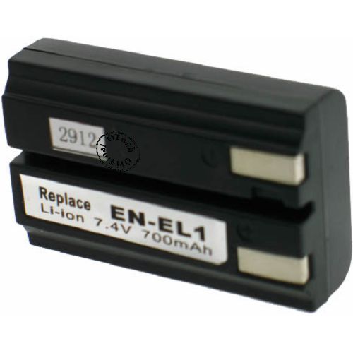 Batterie compatible Nikon EN-EL1 (2CR5) 7.2V Li-Ion 1100mAh