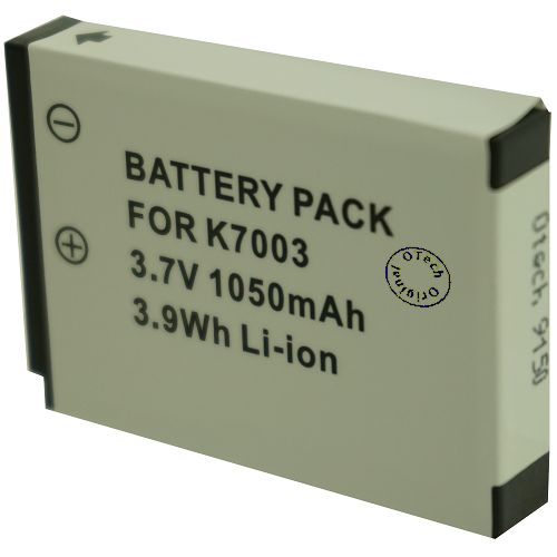 Batterie compatible Kodak KLIC-7003 3.7V Li-Ion 1050mAh
