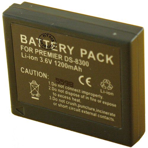 Batterie compatible PREMIER DS8330 / -1 / DC-8300 / DP-8300 3.7V Li-Ion 900mAh