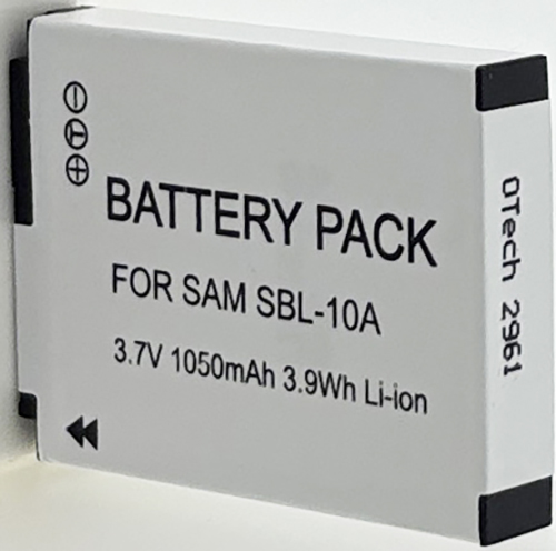 Batterie compatible Samsung SLB-10A 3.7V Li-Ion 1050mAh
