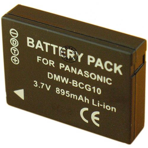 Batterie compatible Panasonic DMW-BCG10E 3.7V Li-Ion 1250mAh