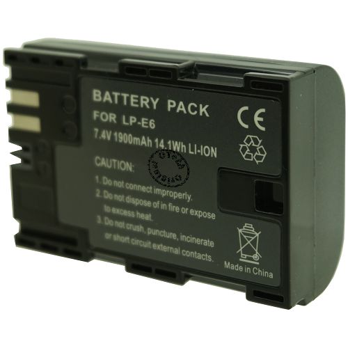 Batterie OTech compatible Canon LP-E6 7.4V Li-Ion 2650mAh