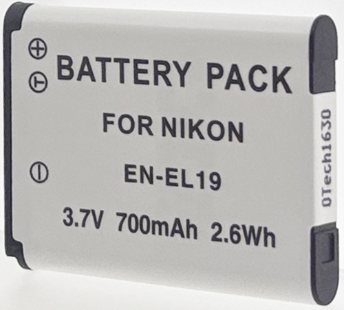 Batterie compatible Nikon EN-EL19 3.7V Li-Ion 700mAh