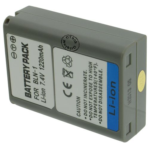 Batterie compatible Olympus BLN-1 7.4V Li-Ion 1600mAh
