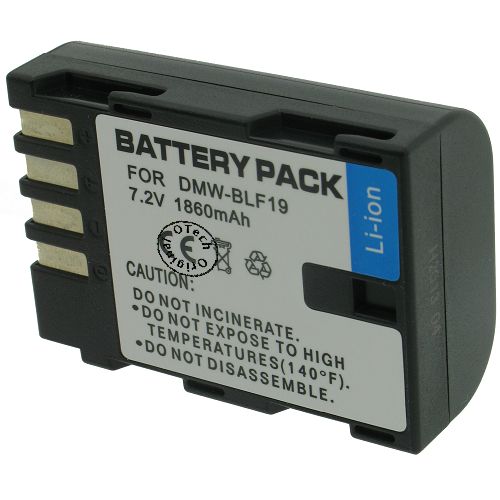 Batterie compatible Panasonic DMW-BLF19 7.2V Li-Ion 1860mAh