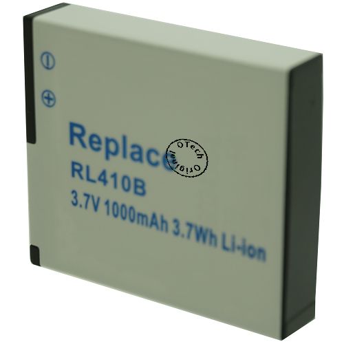 Batterie compatible Rollei RL410B 3.7V Li-Ion 1000mAh