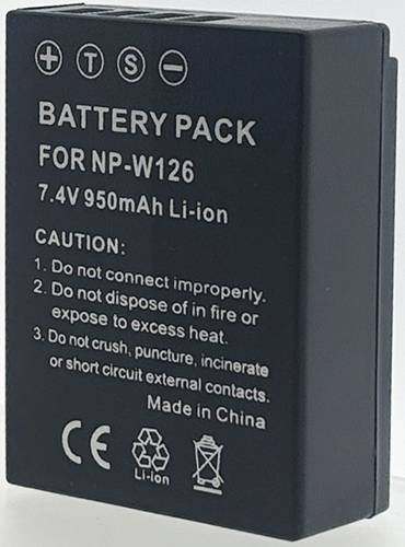 Batterie compatible Fujifilm NP-W126 7.4V Li-Ion 950mAh
