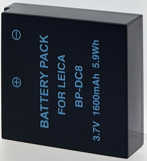 Batterie compatible Leica BP-DC8 3.7V Li-Ion 1600mAh