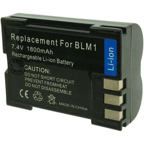 Batterie compatible Olympus BLM1 black 7.4V Li-Ion 1500mAh