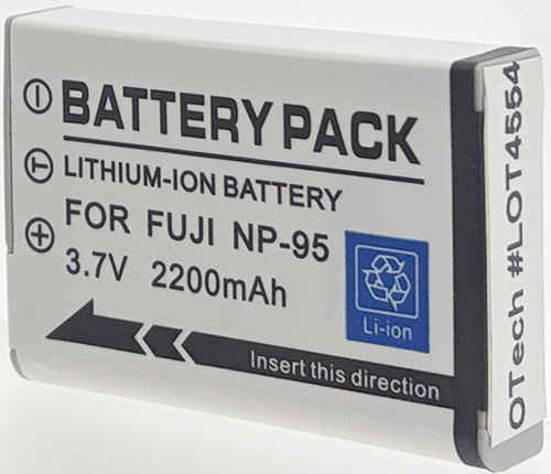 Batterie compatible Fujifilm NP-95 3.7V Li-Ion 2200mAh