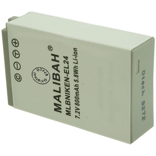 Batterie compatible Nikon EN-EL24 7.2V Li-Ion 800mAh
